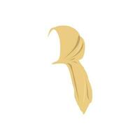 Hijab Logo, Islamic Women Fashion Simple Design, Muslim Clothing Vector, Icon, Symbol, Illustration vector