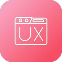 User Experience Vector Icon