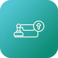 Outbox with stamp Vector Icon