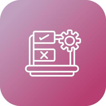 usuario pruebas vector icono