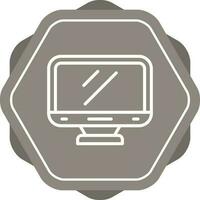 Desktop Computer Vector Icon