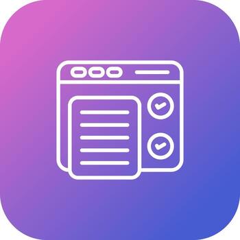 concepto pruebas vector icono