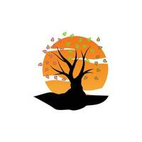 Tree Logo Design, Playground Vector, Education Tree Icon vector