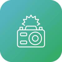 Camera Flash Vector Icon