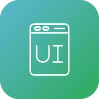 User Interface Design Vector Icon