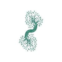 Tree Logo Design, Playground Vector, Education Tree Icon vector