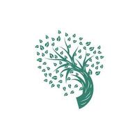 Tree Logo Design, Playground Vector, Education Tree Icon vector