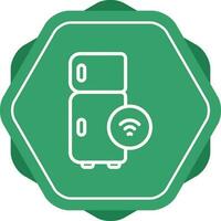 Smart Fridge Vector Icon