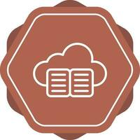 Cloud Training Vector Icon