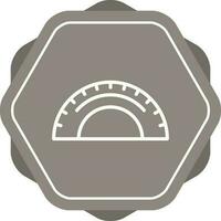 Protractor Vector Icon