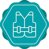 Reflective vest Vector Icon