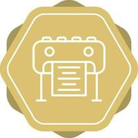 Plotter Vector Icon