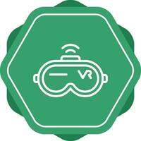 Virtual Reality Headset Vector Icon