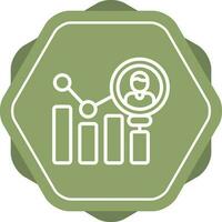 Customer Analytics Vector Icon