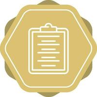 Writing Pad Vector Icon