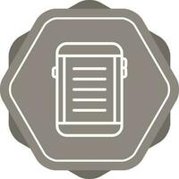 E-reader Vector Icon