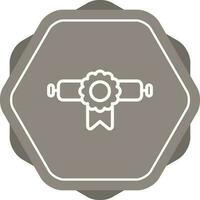 icono de vector de certificado