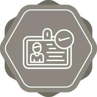 ID Verification Vector Icon