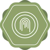 Fingerprint Vector Icon
