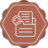 Document Undo Vector Icon