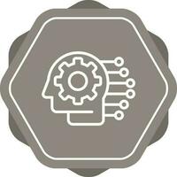 Machine Learning Vector Icon