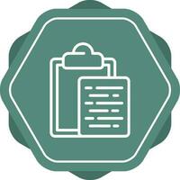 Document Paste Vector Icon