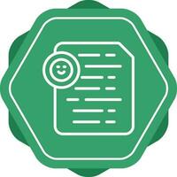 Document Insert Emoji Vector Icon