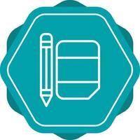 Eraser with pencil Vector Icon