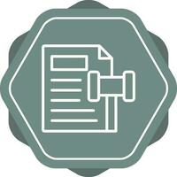 Legal Issues Vector Icon