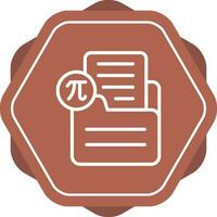 Document Insert Formula Vector Icon