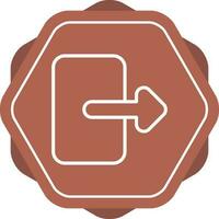 Exit Vector Icon