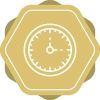 reloj Tres vector icono