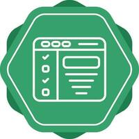 Design Brief Vector Icon