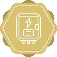 icono de vector de panel eléctrico