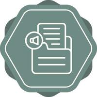 Document Insert Audio Vector Icon