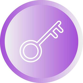 icono de vector clave