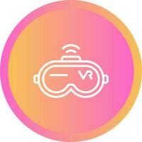 Virtual Reality Headset Vector Icon