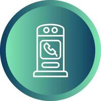 Phone Booth Vector Icon