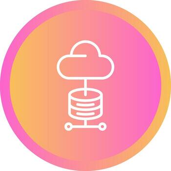 Cloud Computing Vector Icon