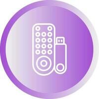 Streaming Stick Vector Icon