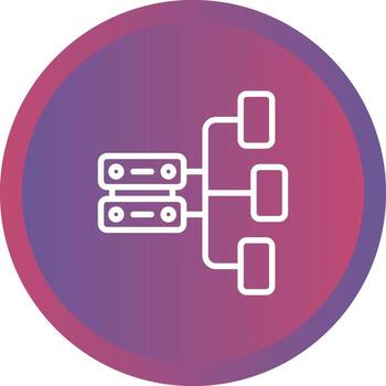 datos arquitectura vector icono