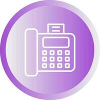 Fax Machine Vector Icon
