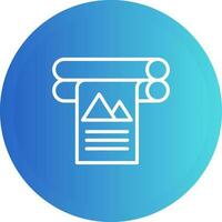 Large Format Printer Vector Icon