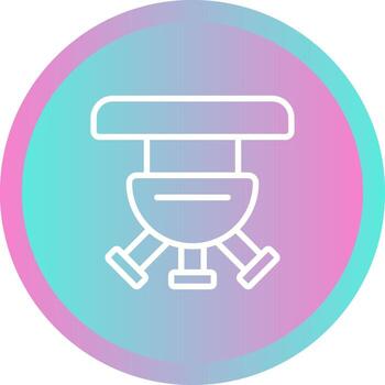 microscopio lente vector icono