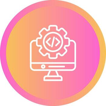 software desarrollo vector icono