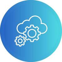 Cloud Orchestration Vector Icon