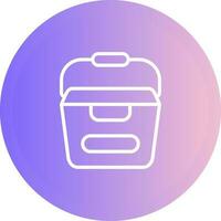 Portable water container Vector Icon