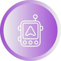 GPS Navigation Device Vector Icon