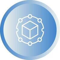 Blockchain Analytics Vector Icon