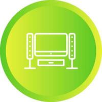 Home Theater System Vector Icon